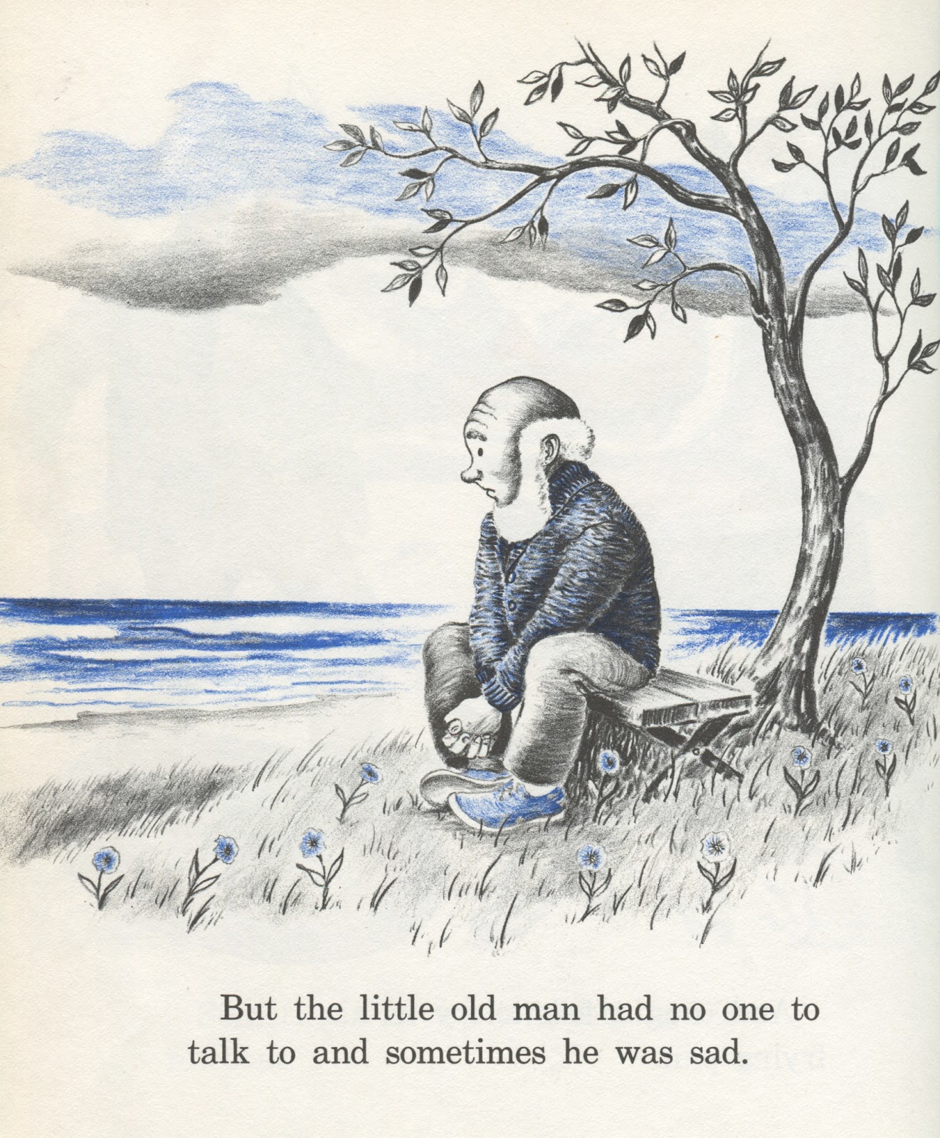 Sweet Juniper's Vintage Kids Books: A Little Old Man, by Natalie 